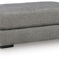 Creston Heights - Oversized Accent Ottoman - Smolder
