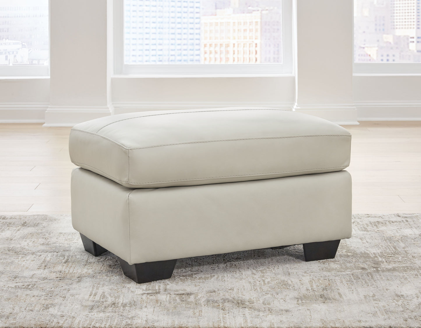 Belziani - Coconut - Ottoman - Leather Match