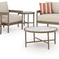 Bluff Trail - Loveseat, Lounge Chairs, Tables Set (Set of 5) - Beige
