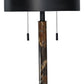 Alanbert - Brown / Black - Metal Table Lamp