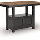 Wildenauer - Brown / Black - Rectangular Dining Room Counter Table