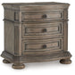 Ardenfield - Light Brown - Three Drawer Night Stand