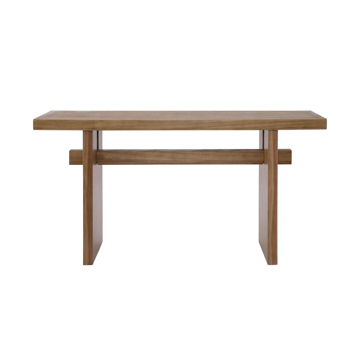 Farmhouse Wood Console Table with Premium Materials, Narrow Entryway Table with Easy Assembly, 59.5'' L x 16'' W x 31.5'' H, Antique brown