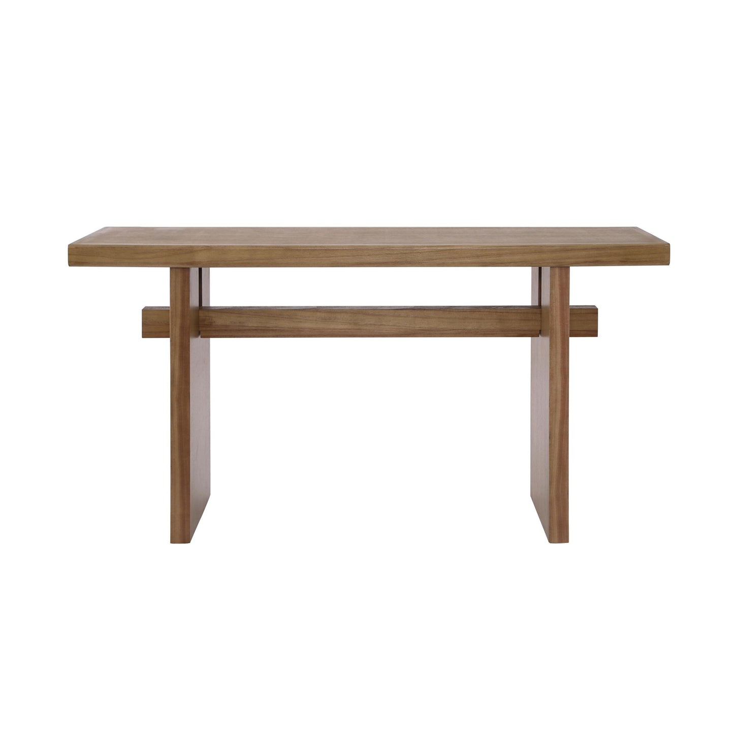 Farmhouse Wood Console Table with Premium Materials, Narrow Entryway Table with Easy Assembly, 59.5'' L x 16'' W x 31.5'' H, Antique brown