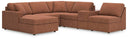 6 Pc. Sectional With Laf Corner Chaise And Storage Console