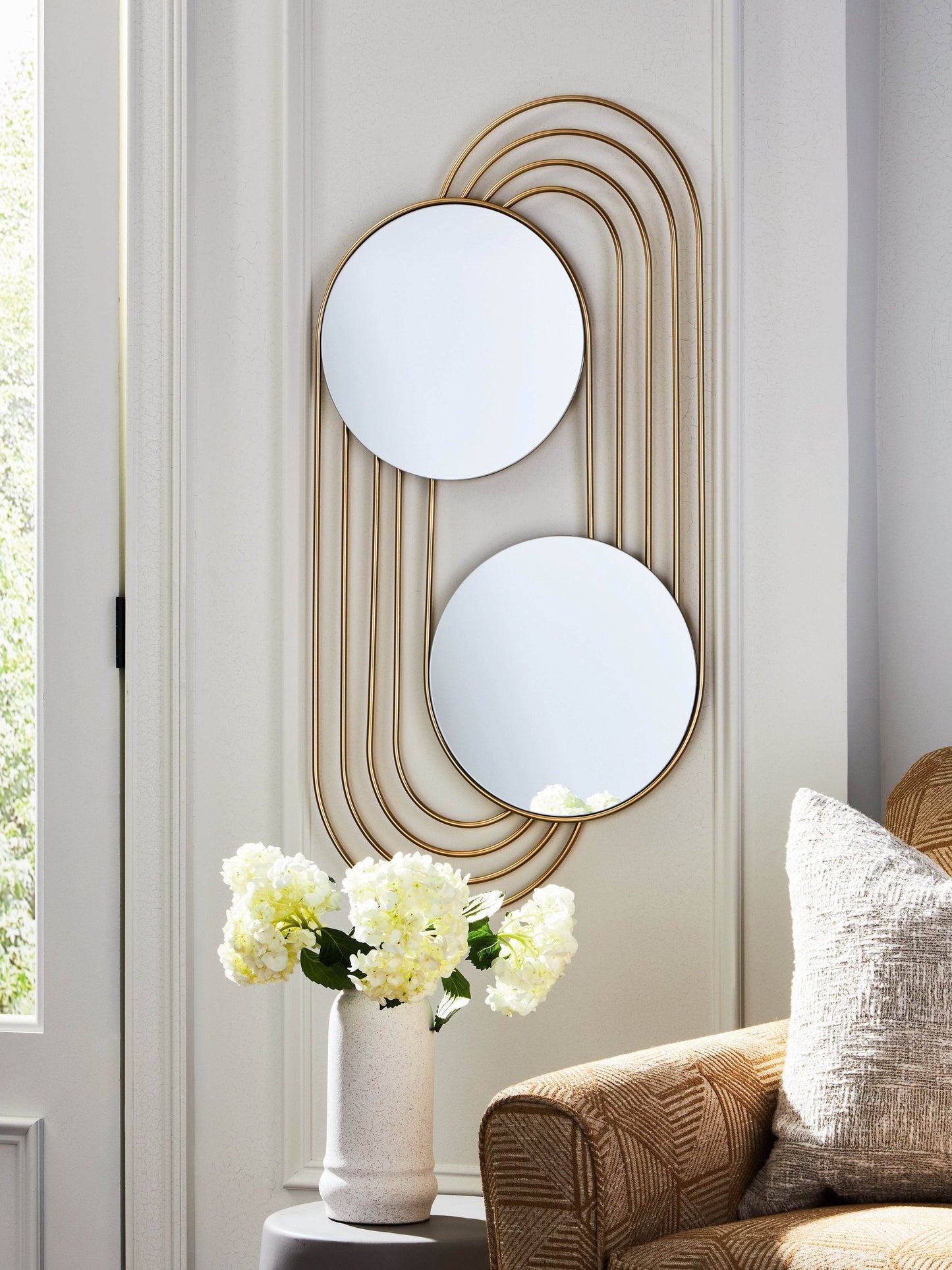 Warrenley - Gold Finish - Accent Mirror - Forward Furniture