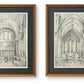 Downyard - Wall Art Set (Set of 2) - Black / Beige