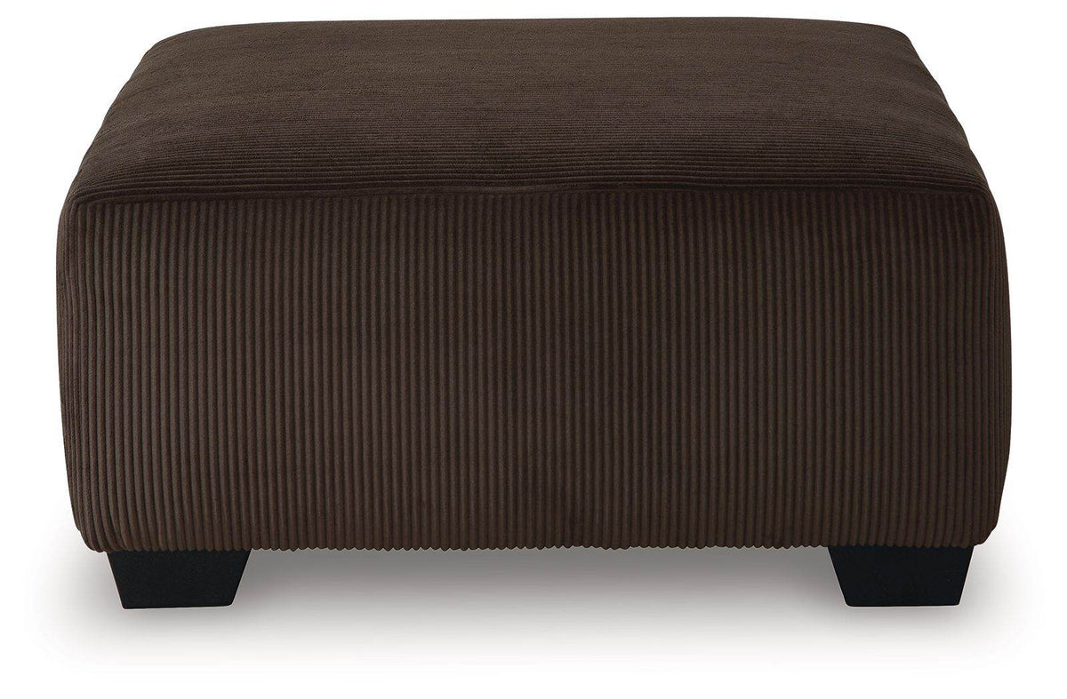 Kimlee - Chocolate - Oversized Accent Ottoman - Forward Furniture