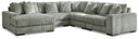 5 Pc. Left Arm Facing Chaise Sectional