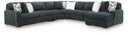 5 Pc. Sectional With RAF Corner Chaise And LAF Sofa