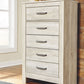 Bellaby - Whitewash - Five Drawer Chest