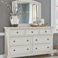 Robbinsdale - Antique White - Dresser, Mirror