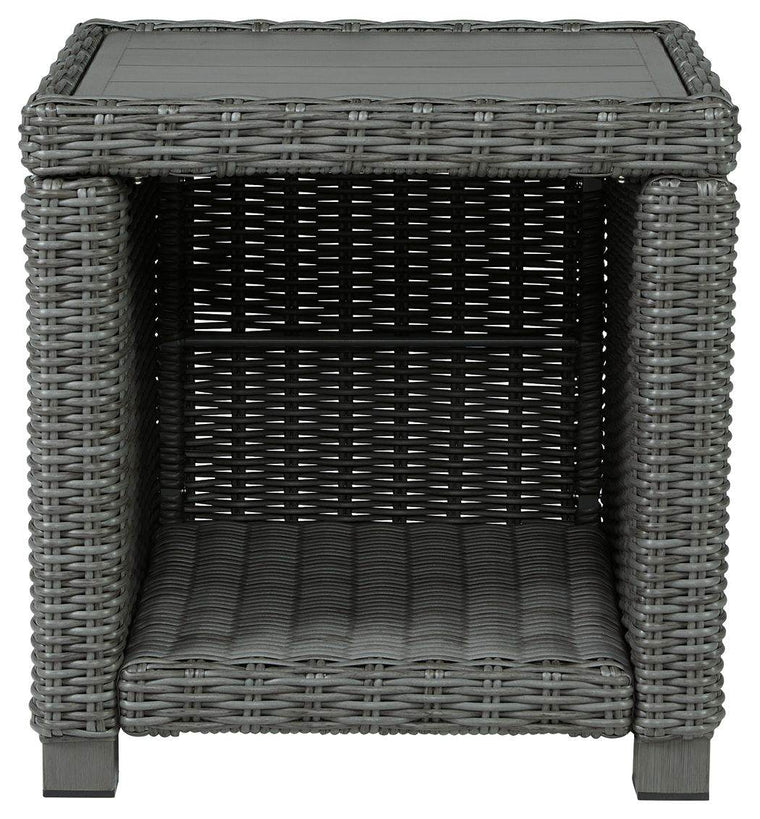 Elite Park - Gray - Square End Table - Forward Furniture