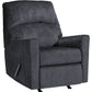 Altari - Slate - Rocker Recliner - Fabric - Forward Furniture