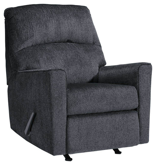 Altari - Slate - Rocker Recliner - Fabric - Forward Furniture