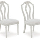 Montelaine - Antique White - Dining Upholstered Side Chair (Set of 2)