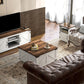 Coffee Table with Lift Top, 32" Farmhouse Center Table with Hidden Compartment for Living Room, Antique White