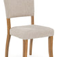 Rybergston - Light Brown - Dining Upholstered Side Chair (Set of 2)