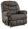 Camera Time - Zero Wall Recliner - Faux Leather - Gunmetal