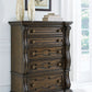 Maylee - Dark Brown - Five Drawer Chest