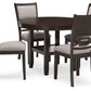 Langwest - Brown - Dining Room Table Set (Set of 5)