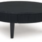 Marstream - Black - Round Cocktail Table