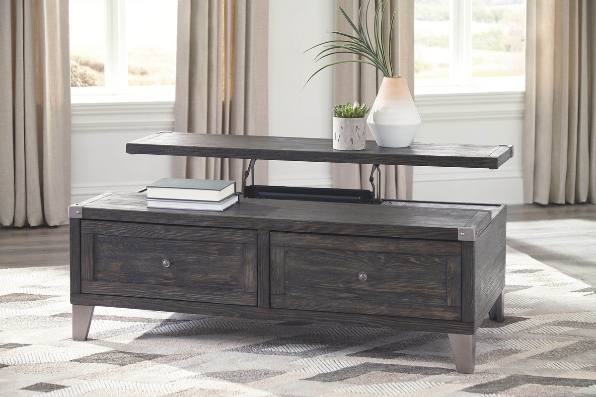 Todoe - Dark Gray - Lift Top Cocktail Table - Forward Furniture