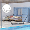 Adjustable Hammock Stand, Fits 10-13 ft Hammocks Up to 264lbs Capacity,Black