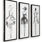 Mckerrick - Black / White - Wall Art Set (Set of 3)