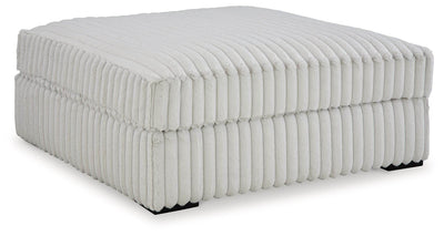 Stupendous - Alloy - Oversized Accent Ottoman - Forward Furniture