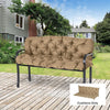 Porch Swing Cushion Garden Bench Cushion with Backrest, Non-Slip 3-Seater Soft Pad, 59.1