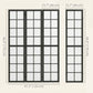 3 Panel Room Divider, 5.6 ft Folding Wall Divider Room Partition for Home Office, Bedroom, Black
