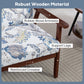 2 PCS Modern Accent Chairs with Cushioned Seat, Upholstered Linen-Feel Armchair for Bedroom, Living Room, Multicolored