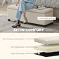 44 Inches Ottoman with Storage, Lid, Legs, Corduroy End of Bed Bench for Living Room, Bedroom, Entryway, Beige