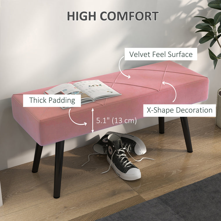 39" Upholstered End-of-Bed Bench