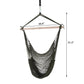 Portable Hammock Chair, Hanging Woven Hammock Swing Chair Sleeping Bed for Outdoor Garden Yard Camping, Orange