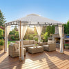 10' x 12' Double Roof Gazebo with Netting