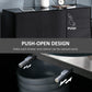 Kitchen Sideboard Storage Cabinet, Modern Coffee Bar with Push-Open Design and 2 Drawers for Living Room, Black