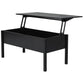 39" Modern Lift Top Coffee Table with Hidden Storage Compartment, Center Table for Living Room, Black