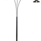 Sheriel - Black - Metal Arc Lamp