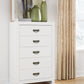 Binterglen - White - Five Drawer Chest