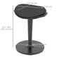 Ergonomic Wobble Standing Desk Stool - Black
