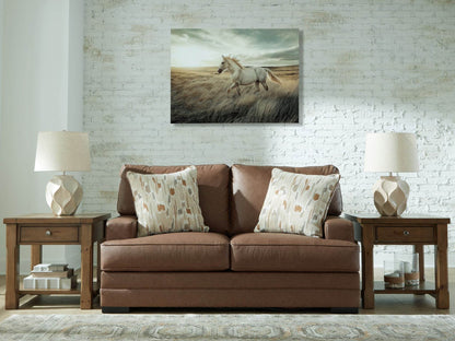 VillaCourt - Caramel - Loveseat - Forward Furniture