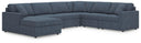 6 Pc. Sectional With Laf Corner Chaise