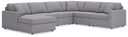 6 Pc. Sectional With Laf Corner Chaise