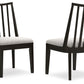 Galliden - Black - Dining Upholstered Side Chair (Set of 2)