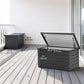 Large Deck Box, Outdoor Storage Container with Lock for Pool Toys, Garden Tools, Furniture and Sports Equipment, Grey