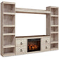 Willowton - Entertainment Center With Fireplace Option