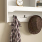 Wall Mounted Coat Rack with Shoe Storage Bench, Hall Tree and Bench, Clothes Hanger Rack with Shelves for Hallway White