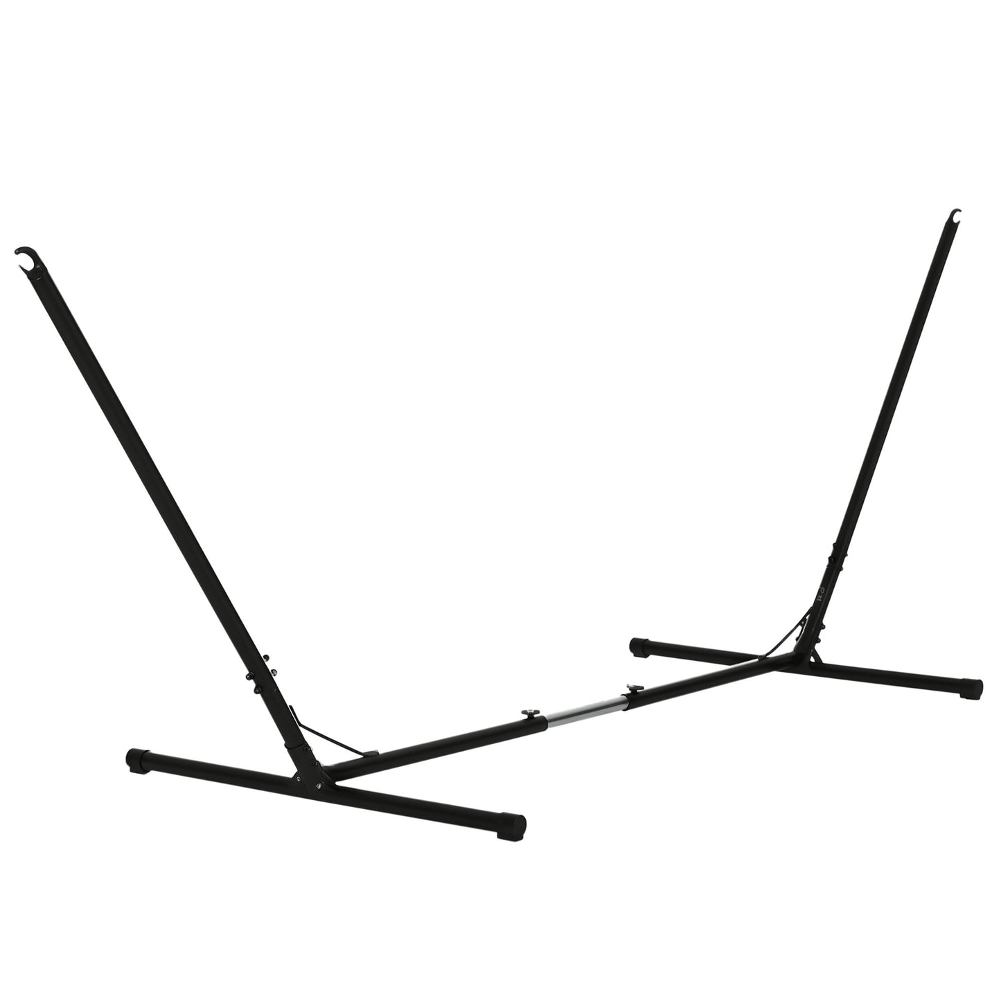 Adjustable Hammock Stand, Fits 10-13 ft Hammocks Up to 264lbs Capacity,Black